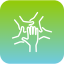 Team network icon symbolizing people operations